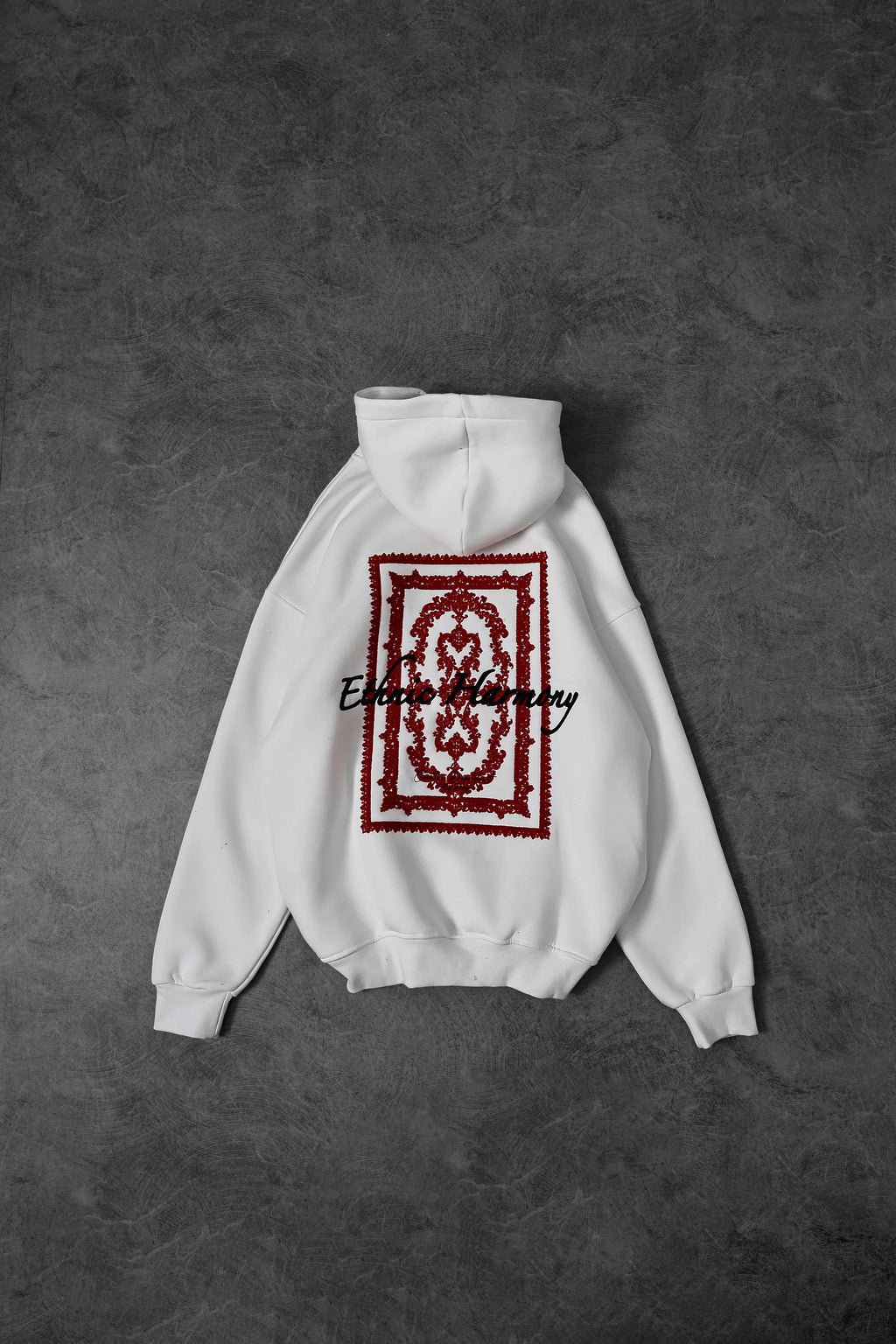 Moletom com capuz oversized "Ethnic Harmony"